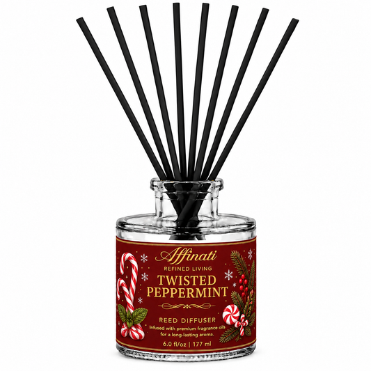 Difusor de varillas de menta torcida