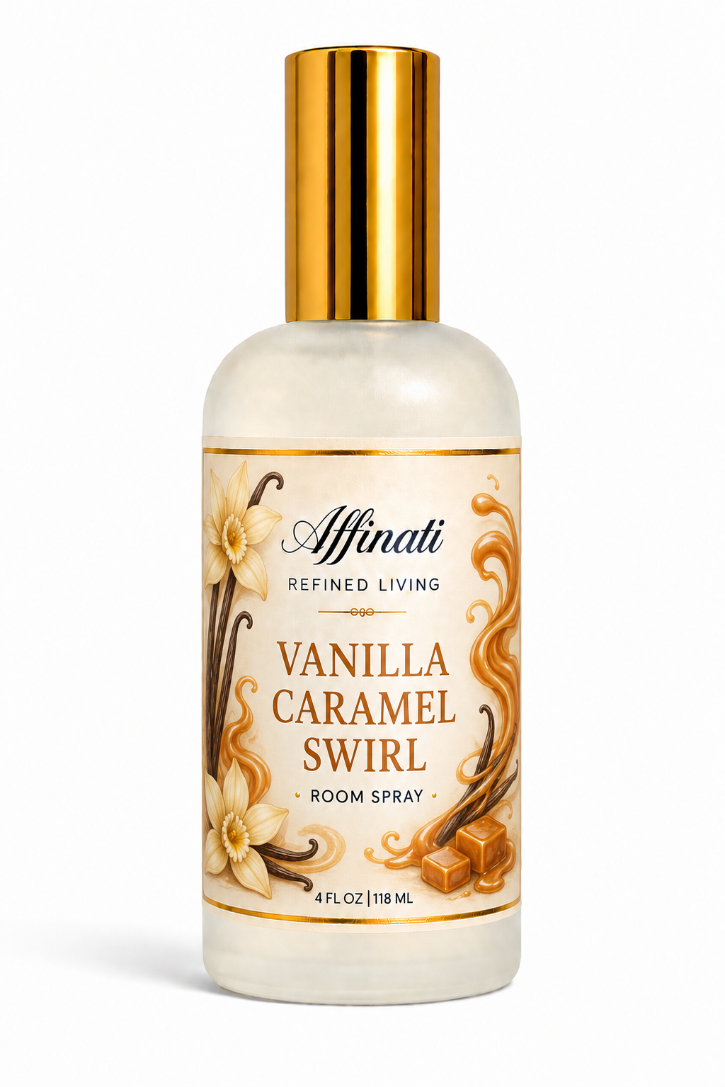Spray ambiental de remolino de caramelo y vainilla