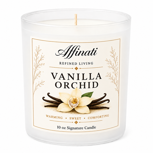 Vaniljorkidé Signaturdoftljus