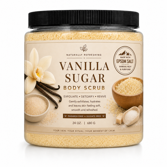 Vanilla Sugar Body Scrub | Epsom Salt