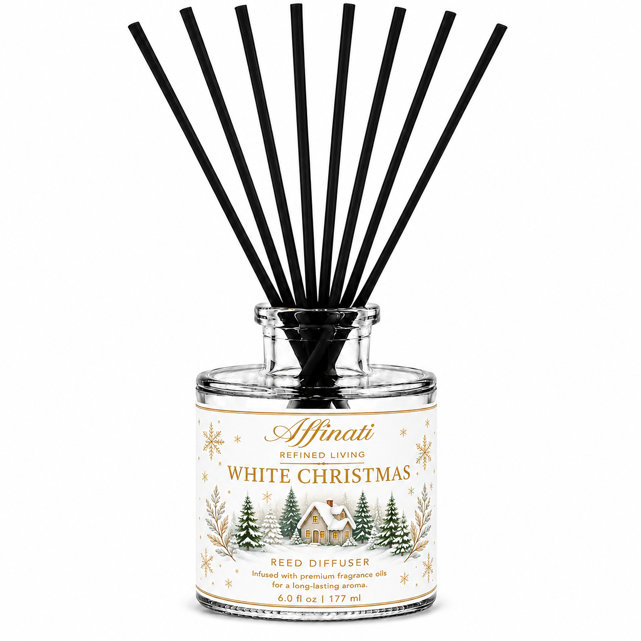 Diffuseur à roseaux Noël Blanc