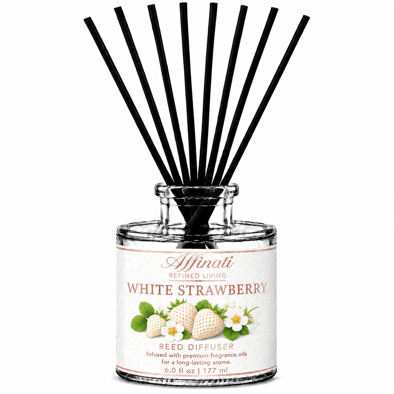 White Strawberry Reed Diffuser