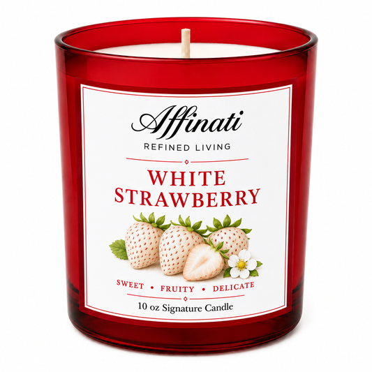 White Strawberry Signature Candle